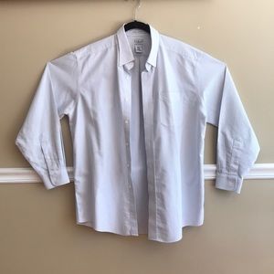 Blue and White Stripped L.L.Bean Button Down